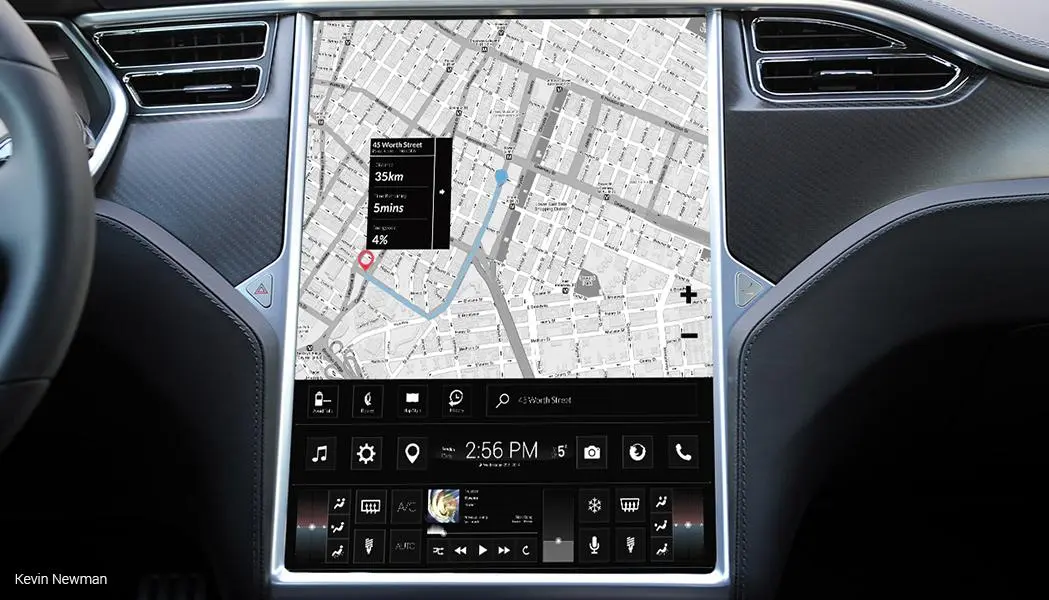 Tesla UI concept